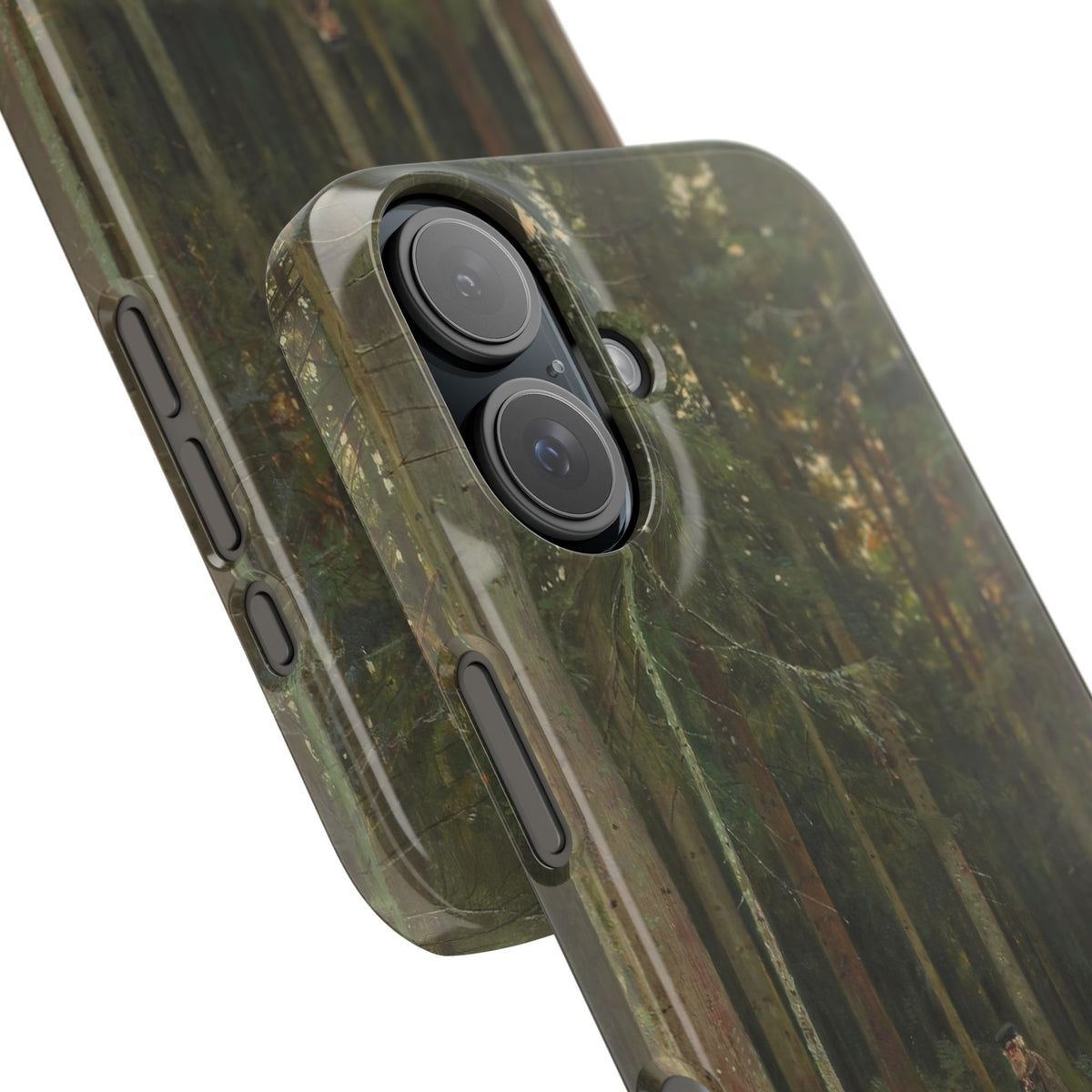 In the Forest of Countess Mordvinova Petergof by Ivan Ivanovich Shishkin - iPhone Slim Case