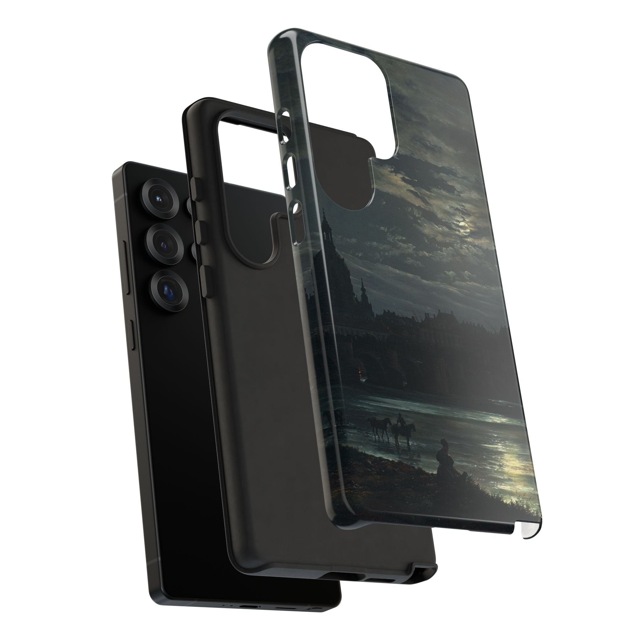 View of Dresden by Moonlight by Johan Dahl - Samsung Tough Case