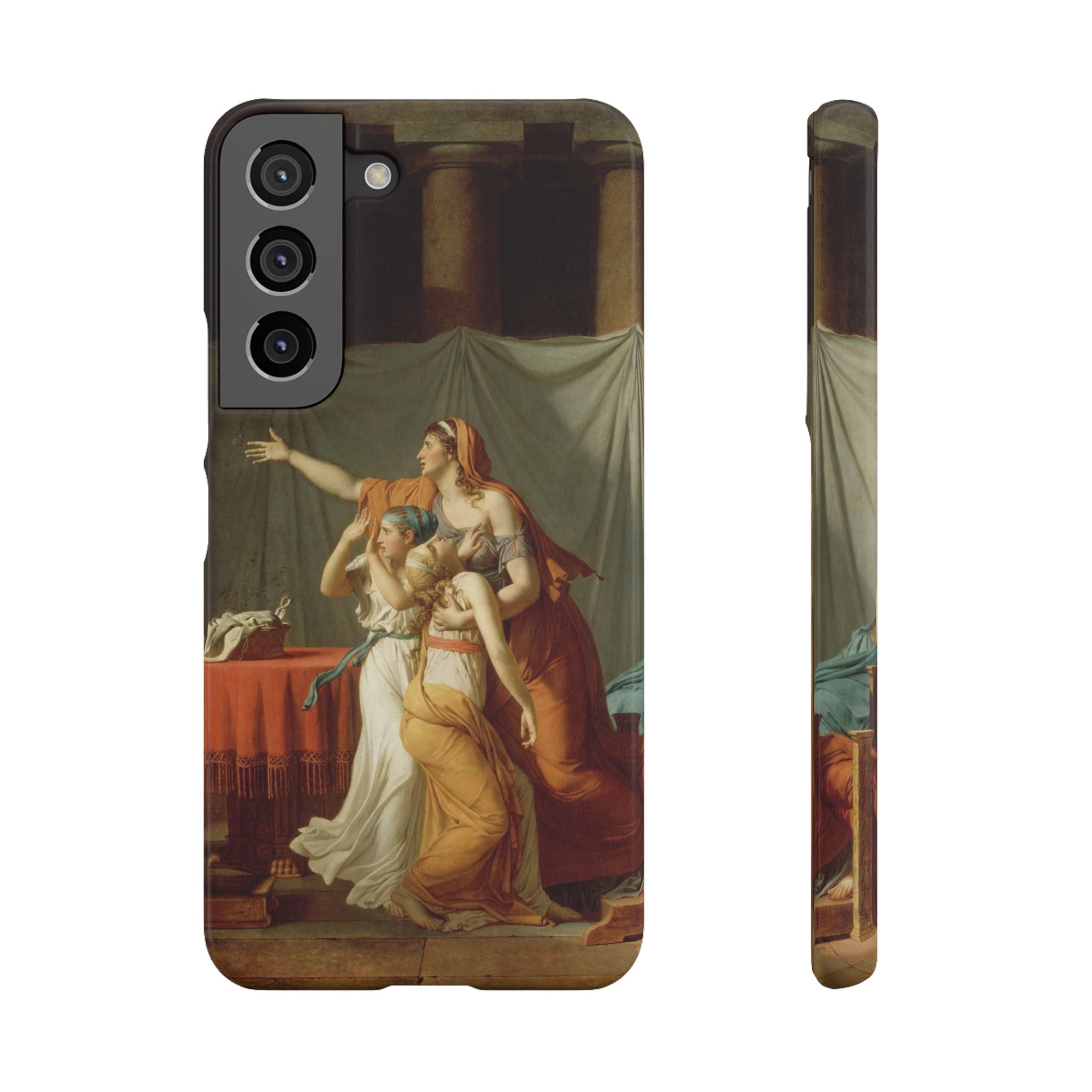 The Lictors Bring to Brutus the Bodies of His Sons II by Jacques-Louis David - Samsung Slim Case