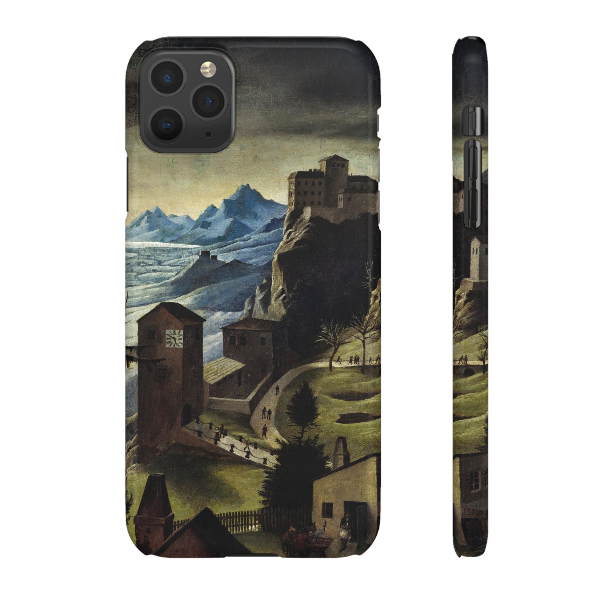 Landschaft mit Burg by Franz Sedlacek - iPhone Slim Case