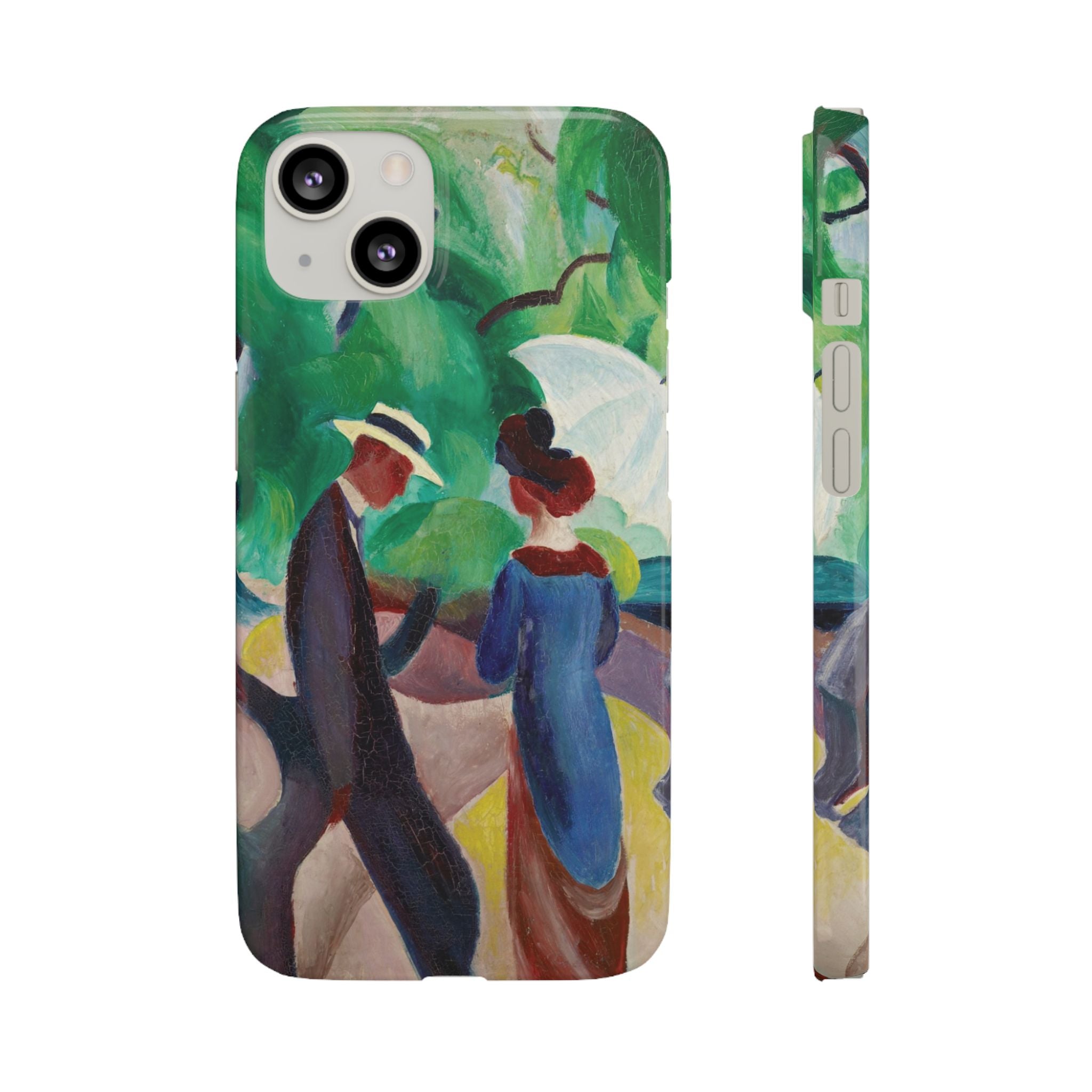 Promenade by August Macke - iPhone Slim Case