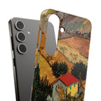 Landscape with House and Ploughman by Vincent van Gogh - Samsung Slim Case