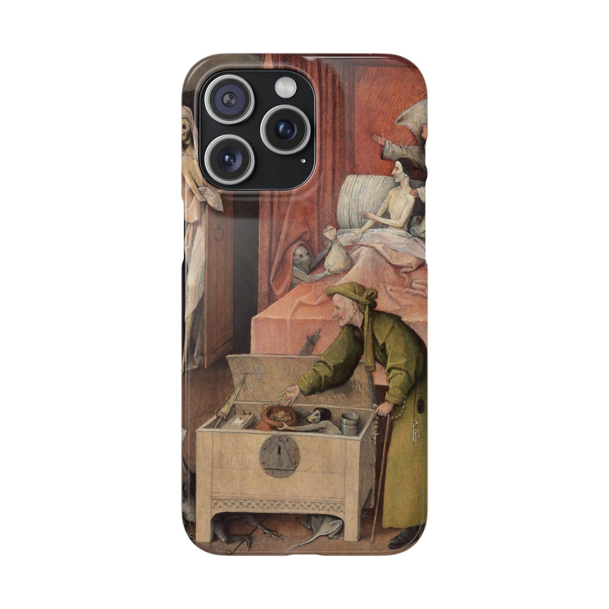 The Death of the Miser by Hieronymus Bosch - iPhone Slim Case