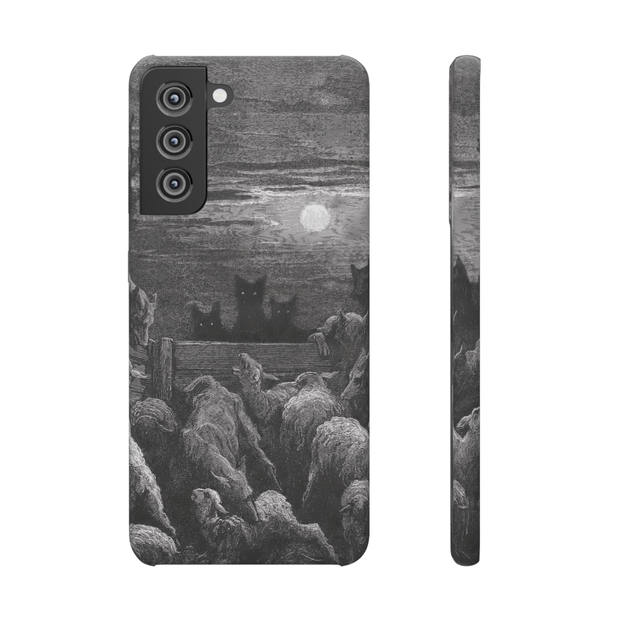 The Wolves and The Sheep by Gustave Dore - Samsung Slim Case