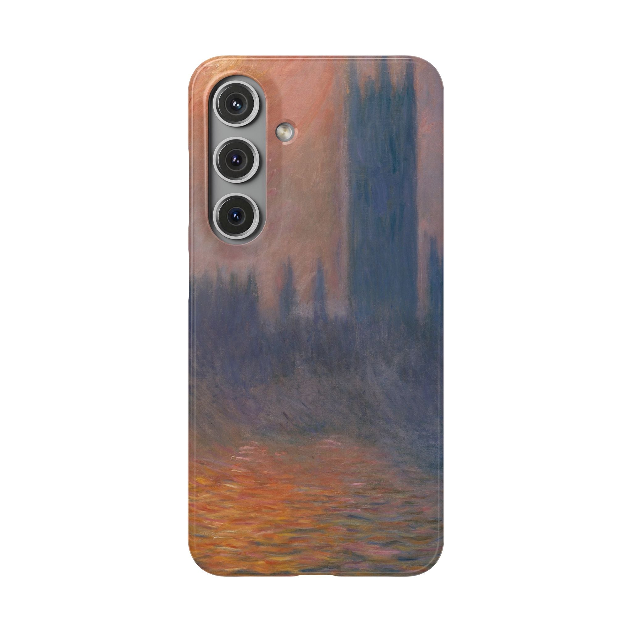 The Houses of Parliament Sunset by Claude Monet - Samsung Slim Case