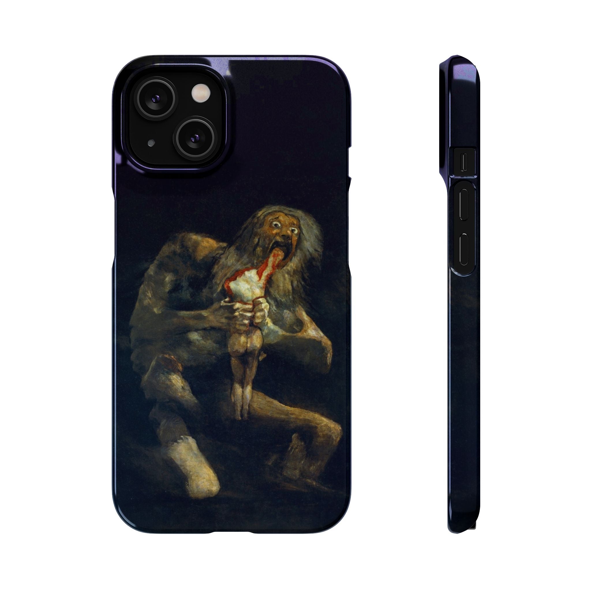 Saturn Devouring His Son by Goya - iPhone Slim Case