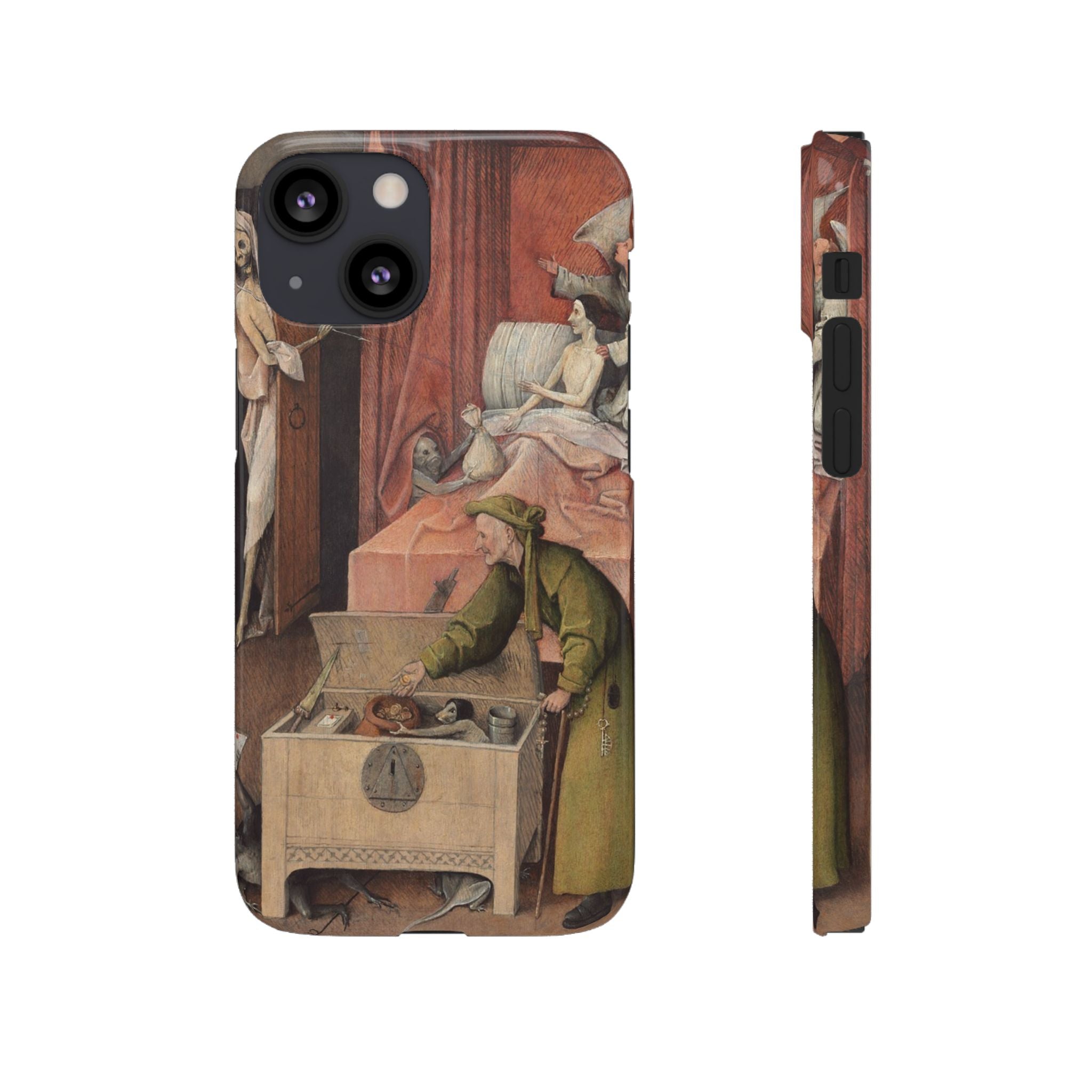 The Death of the Miser by Hieronymus Bosch - iPhone Slim Case