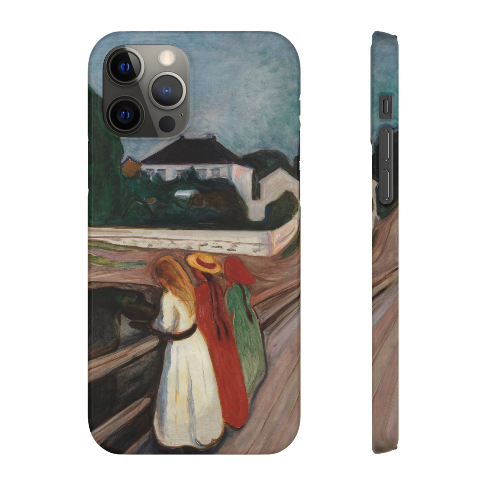 The Girls on the Bridge by Edvard Munch - iPhone Slim Case