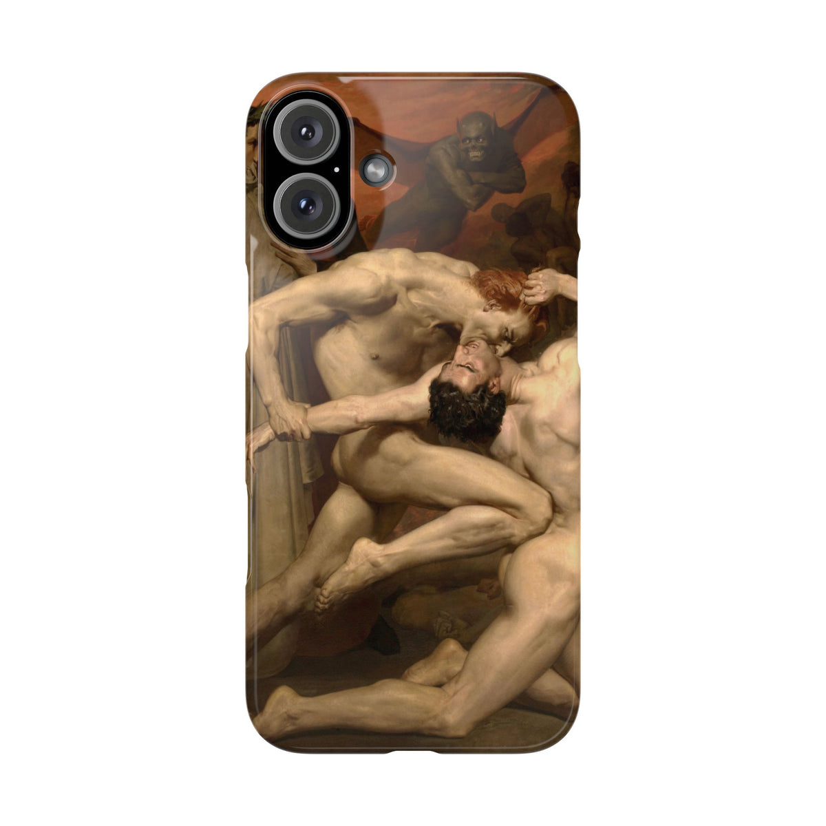 Dante and Virgile by William Bouguereau - iPhone Slim Case