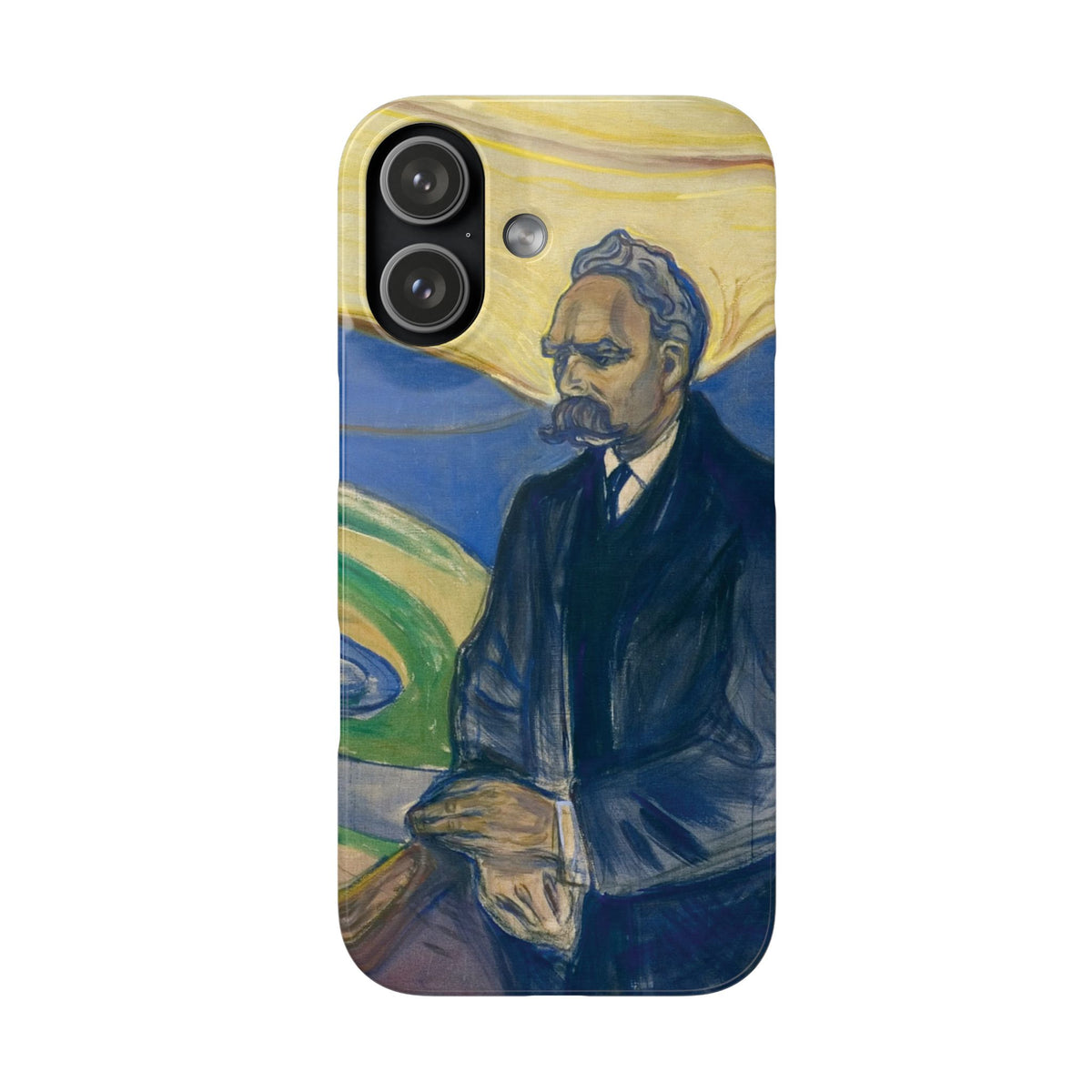 Portrait of Friedrich Nietzsche by Edvard Munch - iPhone Slim Case