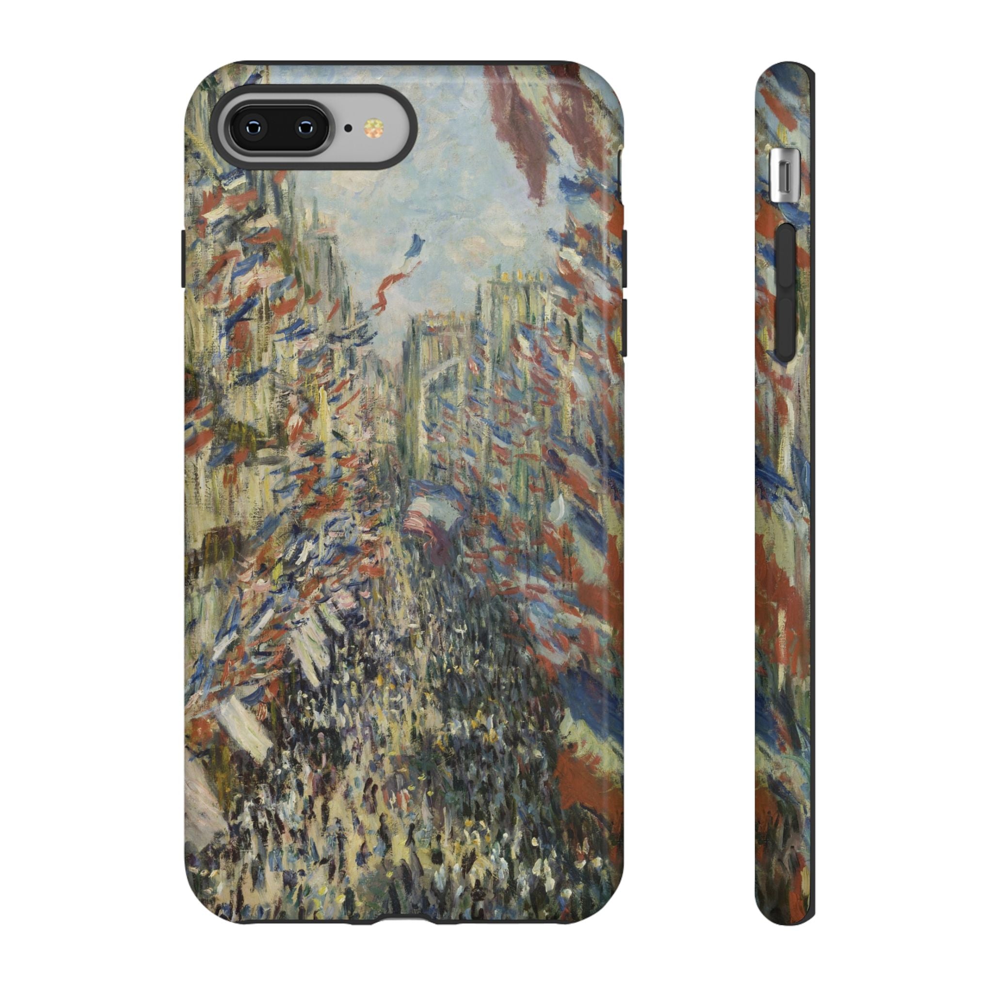 The Rue Montorgueil in Paris by Claude Monet - iPhone Tough Case