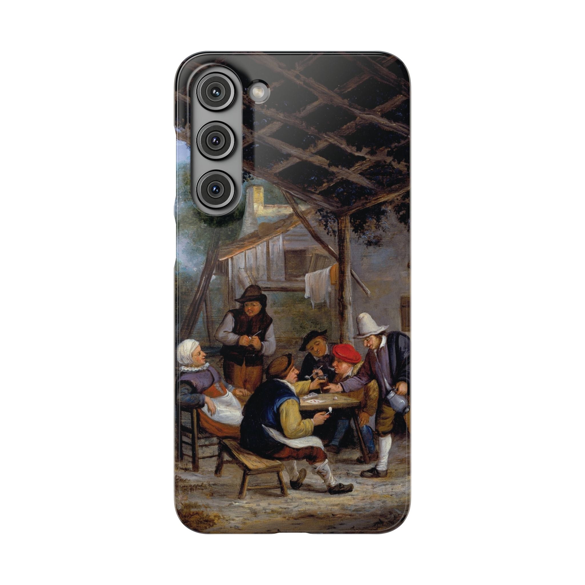 Peasants Drinking by Adriaen van Ostade - Samsung Slim Case