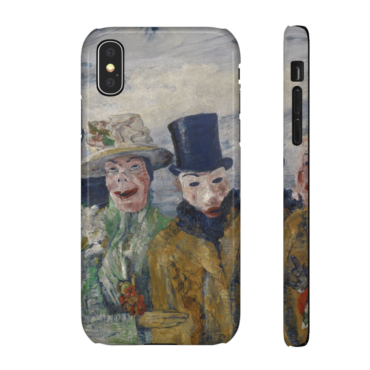 The Intrigue by James Ensor - iPhone Slim Case