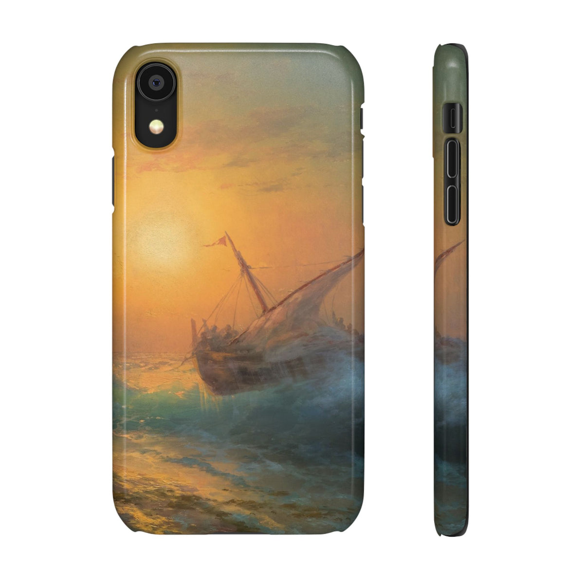 Stormy Sea at Sunset by Ivan Aivazovsky - iPhone Slim Case