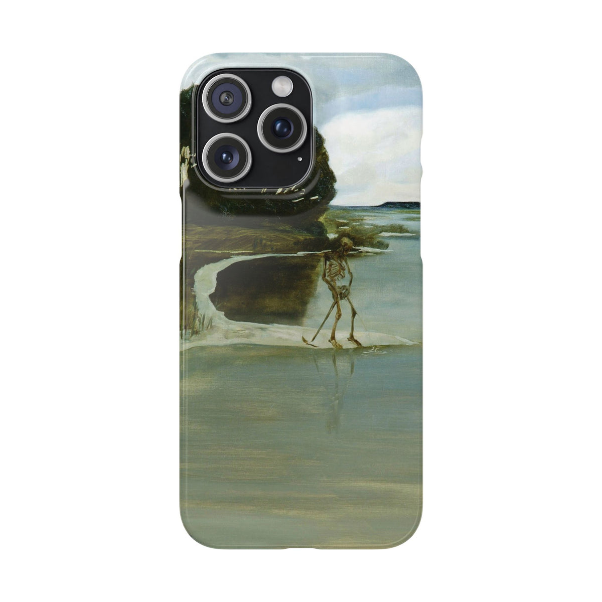 Death Peeing by Max Klinger - iPhone Slim Case
