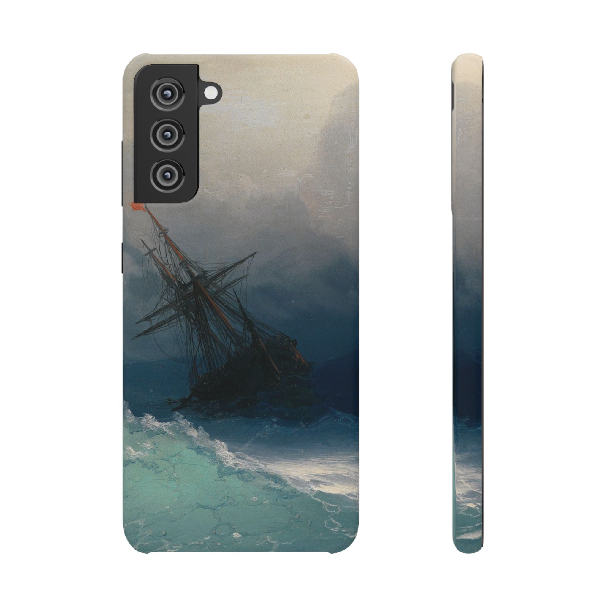 Ship on Stormy Seas by Ivan Aivazovsky - Samsung Slim Case