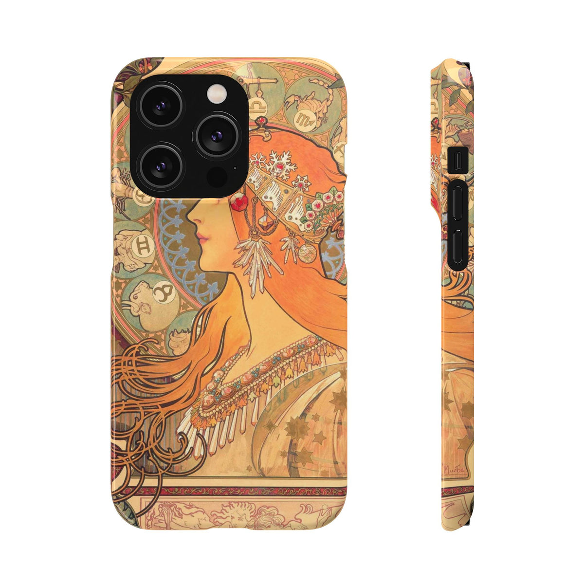 Zodiac by Alphonse Mucha - iPhone Slim Case