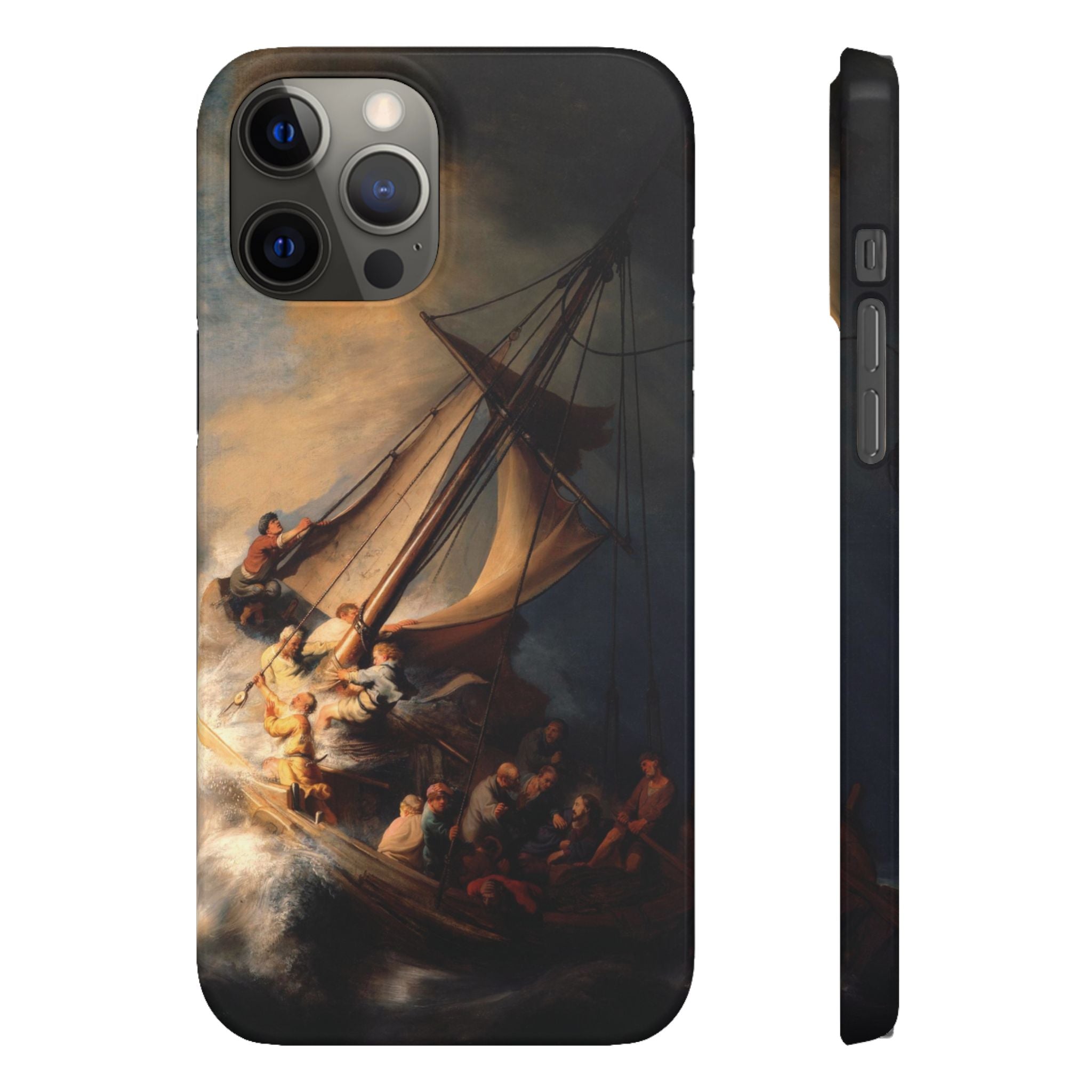 The Storm on the Sea of Galilee by Rembrandt - iPhone Slim Case
