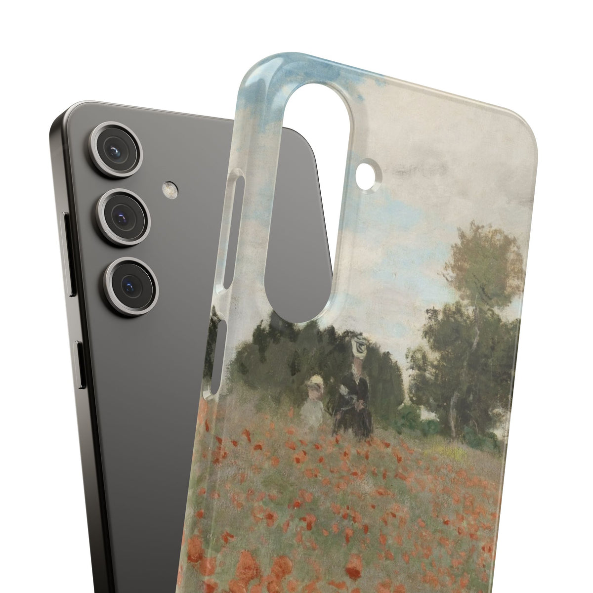 The Poppy Field by Claude Monet - Samsung Slim Case