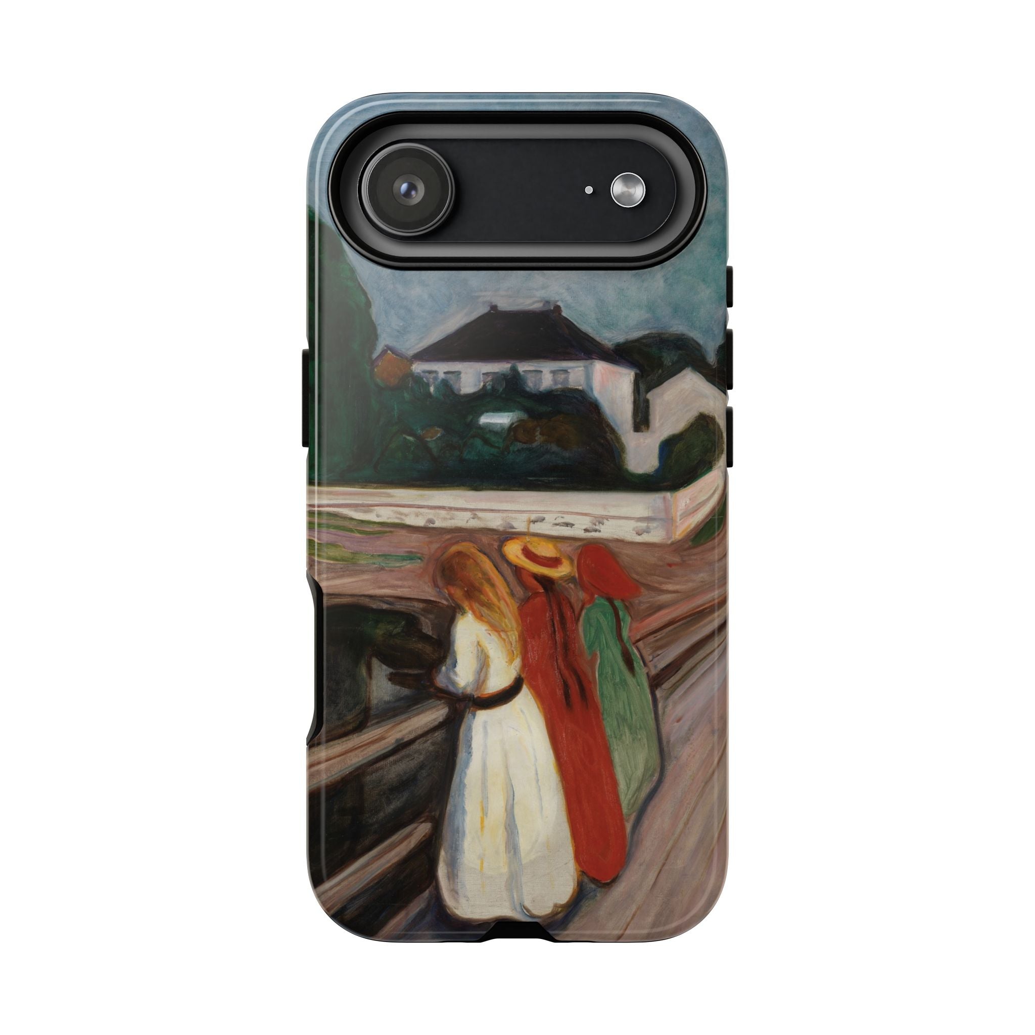 La ragazza sul ponte di Edvard Munch - Cover rigida per iPhone