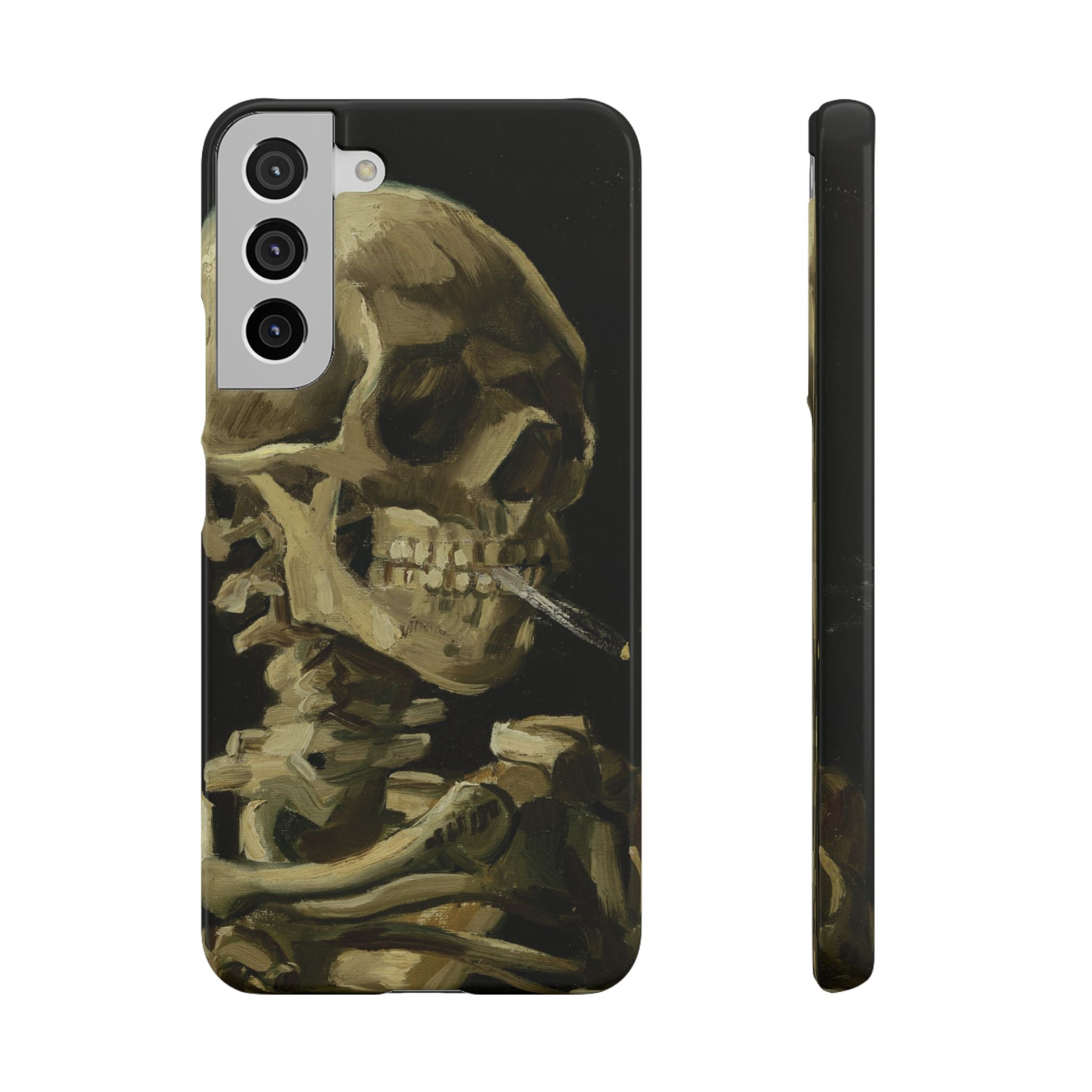 Skeleton with Cigarette by Van Gogh - Samsung Slim Case