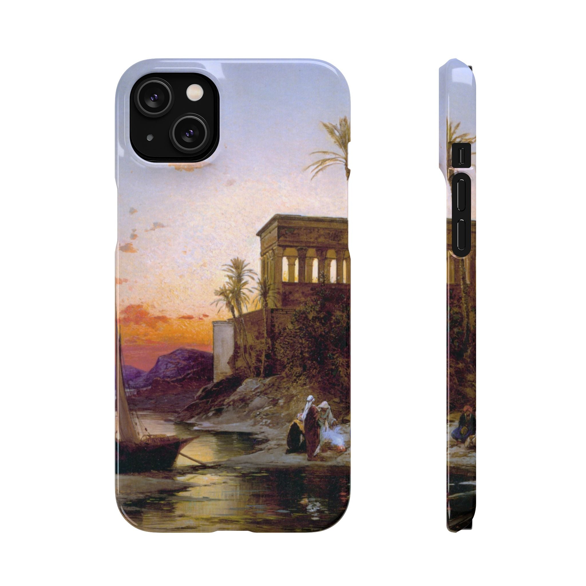 The Kiosk of Trajan by Hermann Corrodi - iPhone Slim Case