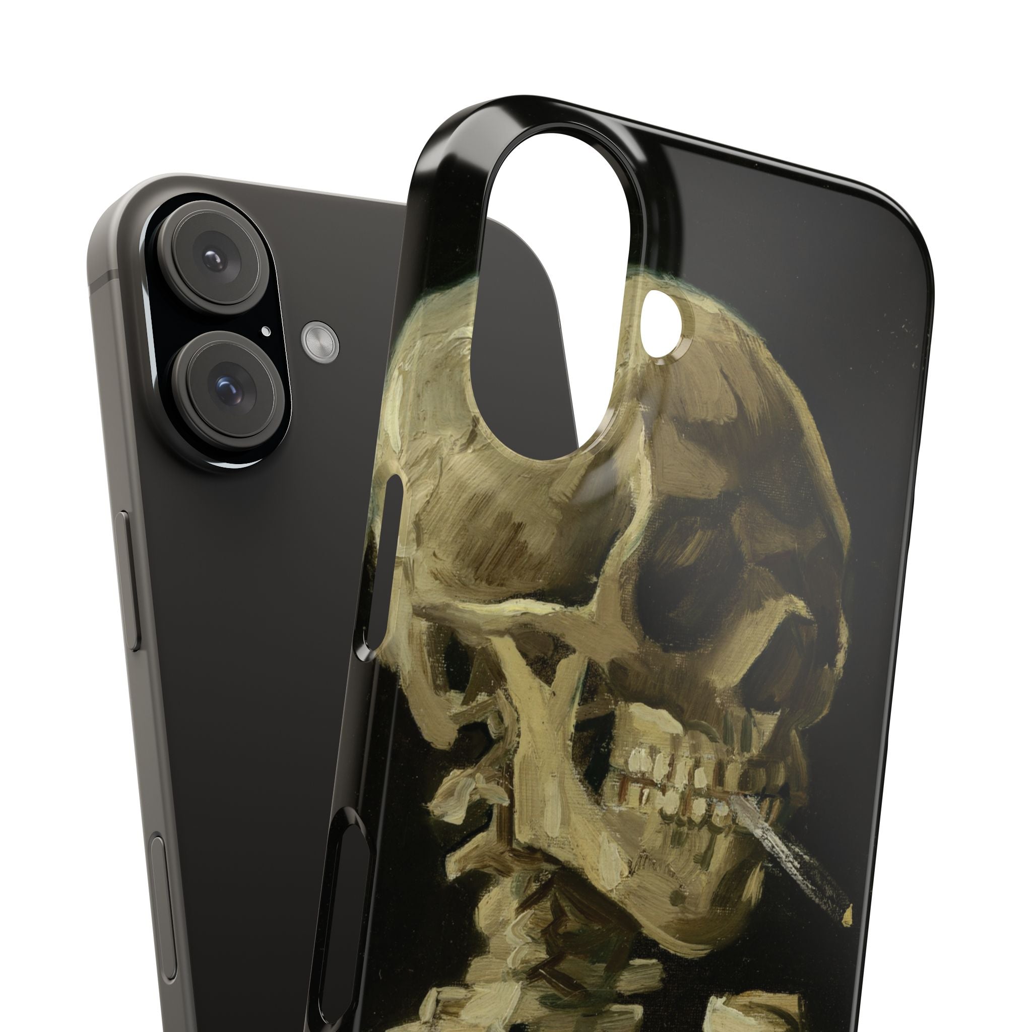 Head of a Skeleton with a Burning Cigarette by Vincent van Gogh - iPhone Slim Case