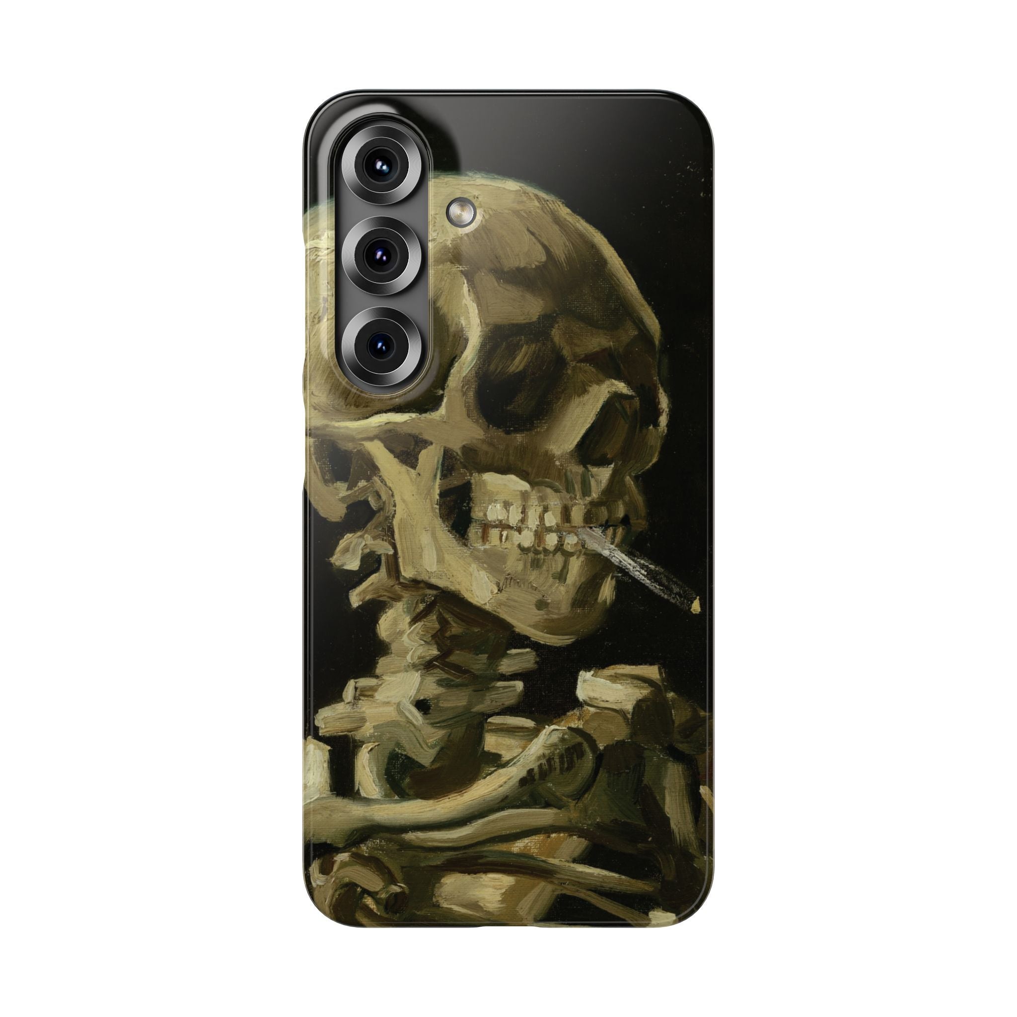Head of a Skeleton with a Burning Cigarette by Vincent van Gogh - Samsung Slim Case