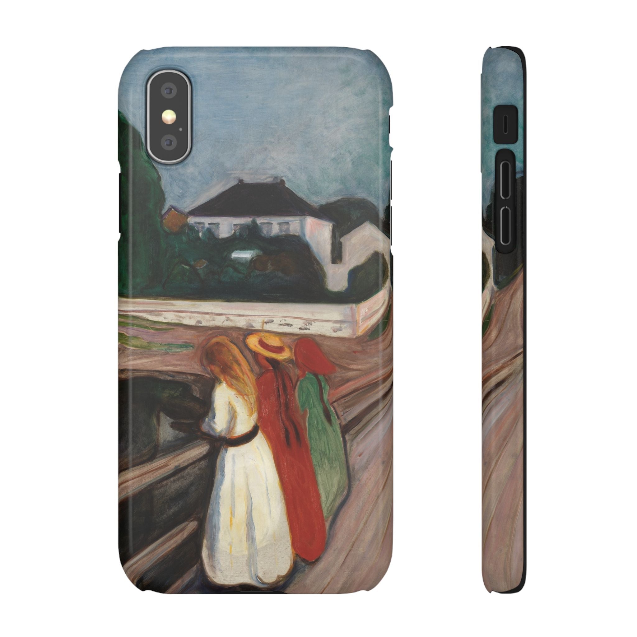The Girls on the Bridge by Edvard Munch - iPhone Slim Case