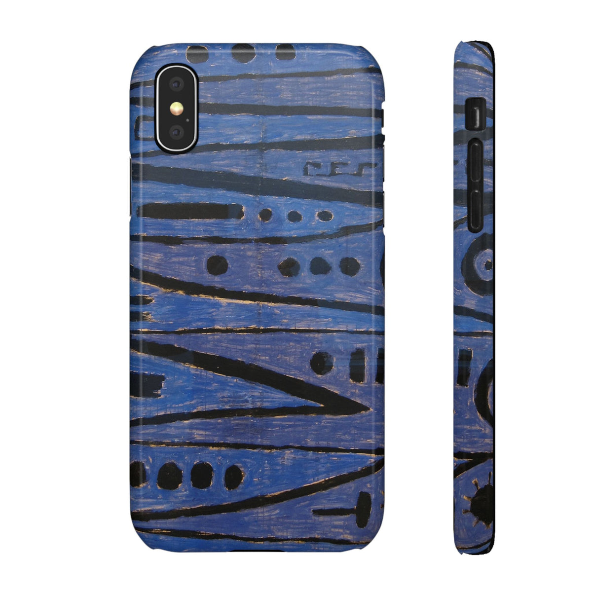 Heroic strokes of the bow by Paul Klee - iPhone Slim Case