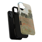 The Poppy Field by Claude Monet - iPhone Tough Case