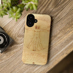 The Vitruvian Man by Leonardo da Vinci - iPhone Tough Case