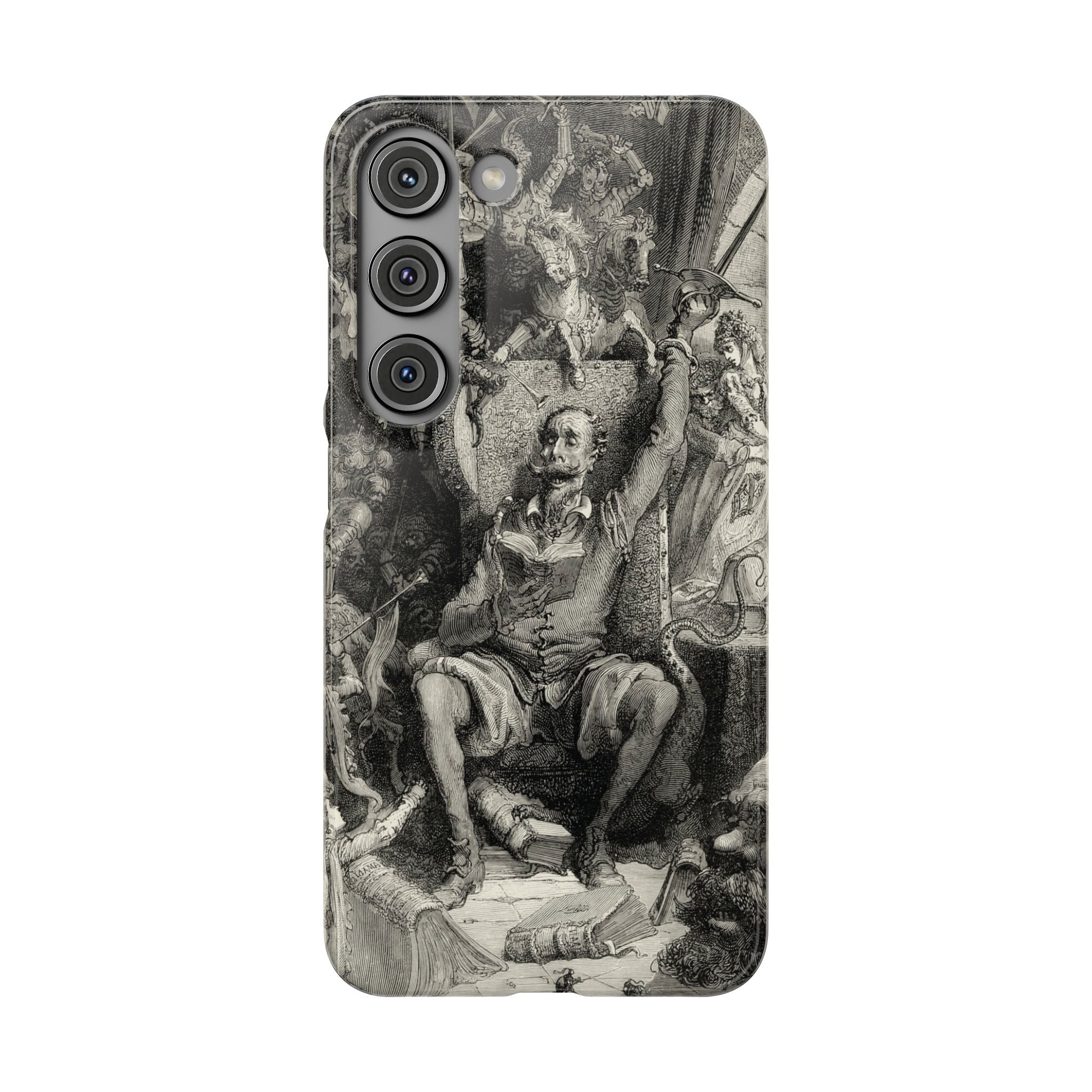 Don Quixote and His Visions by Gustave Doré - Samsung Slim Case