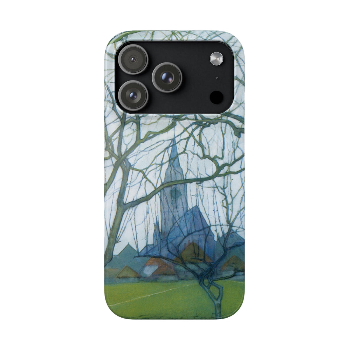 St Jacobs Church by Piet Mondrian - iPhone Slim Case