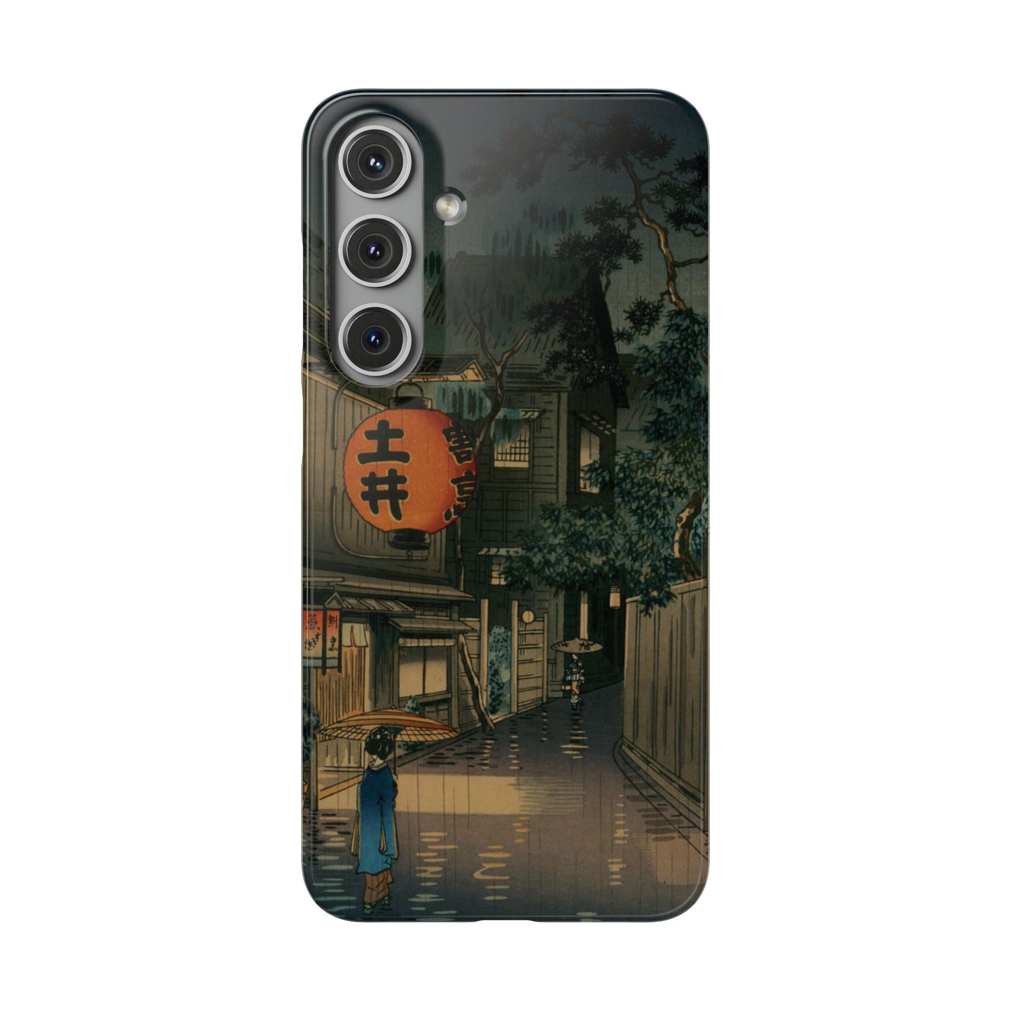 Evening at Ushigome by Tsuchiya Koitsu - Samsung Slim Case