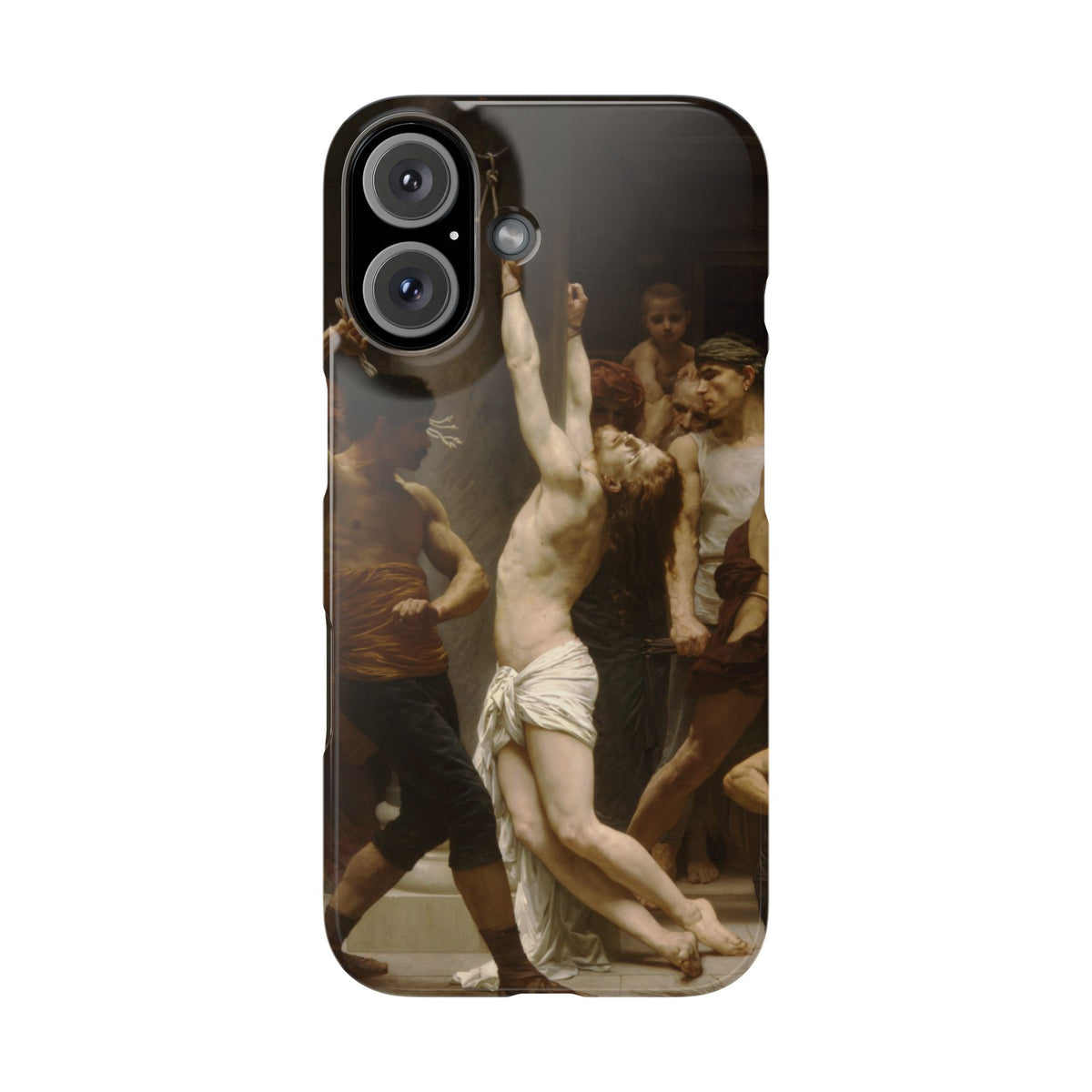 The Flagellation of Our Lord Jesus Christ by William-Adolphe Bouguereau - iPhone Slim Case