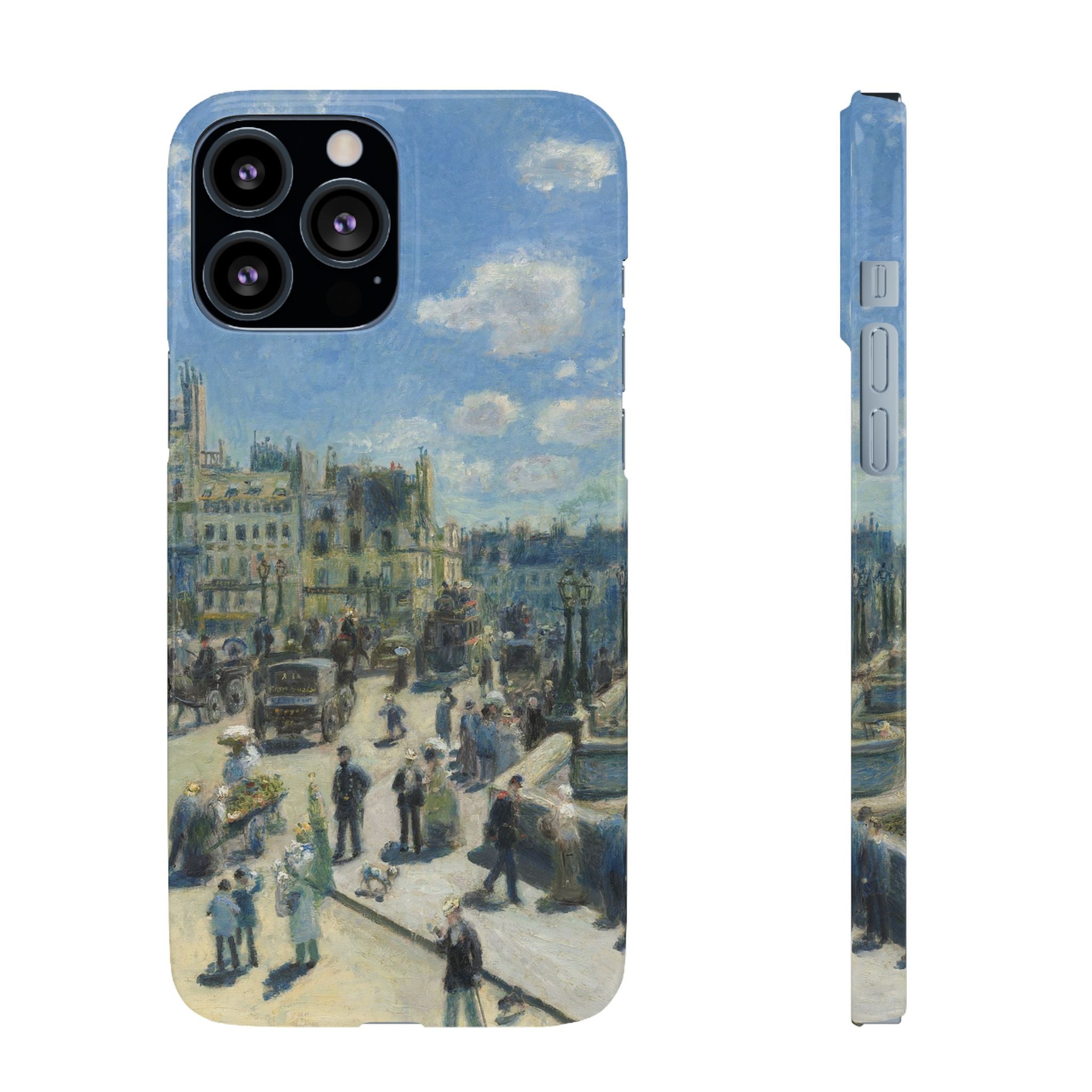 Pont Neuf Paris by Pierre Auguste Renoir - iPhone Slim Case