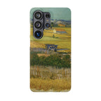 Harvest at La Crau by Vincent van Gogh - Samsung Slim Case