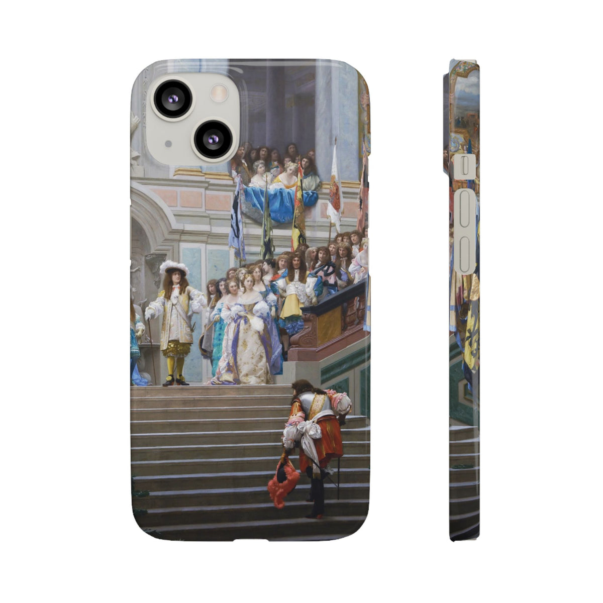 Reception du Grand Conde par Louis XIV by Jean-Leon Gerome - iPhone Slim Case