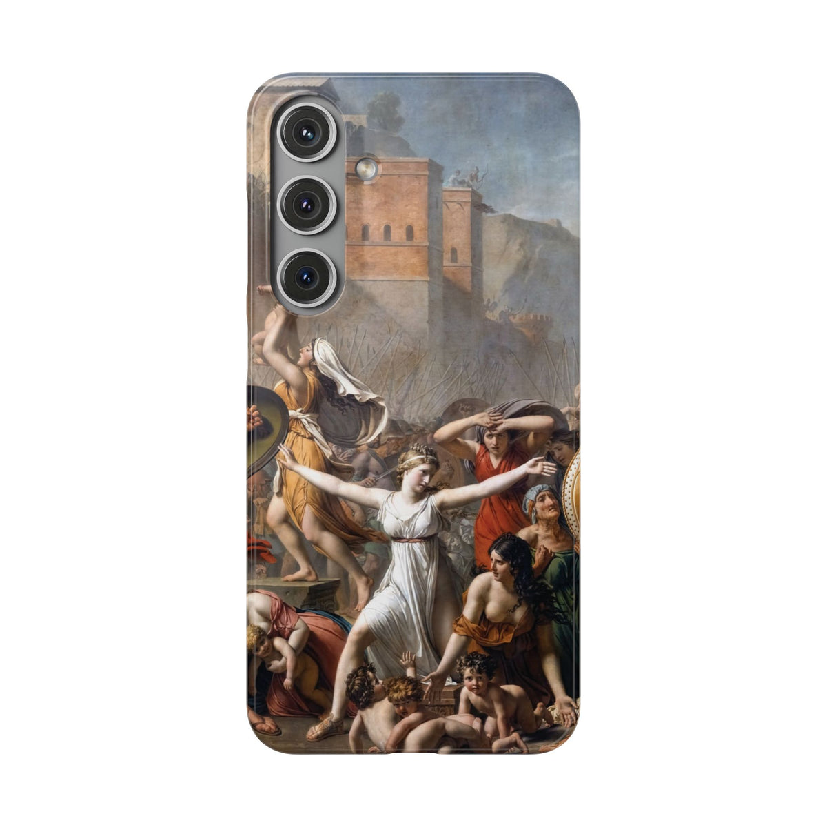 The Intervention of the Sabine Women by Jacques-Louis David - Samsung Slim Case