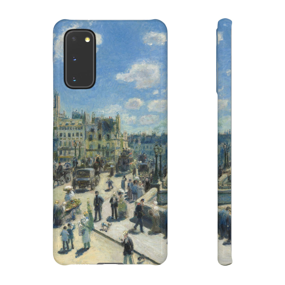 Pont Neuf Paris by Pierre Auguste Renoir - Samsung Slim Case