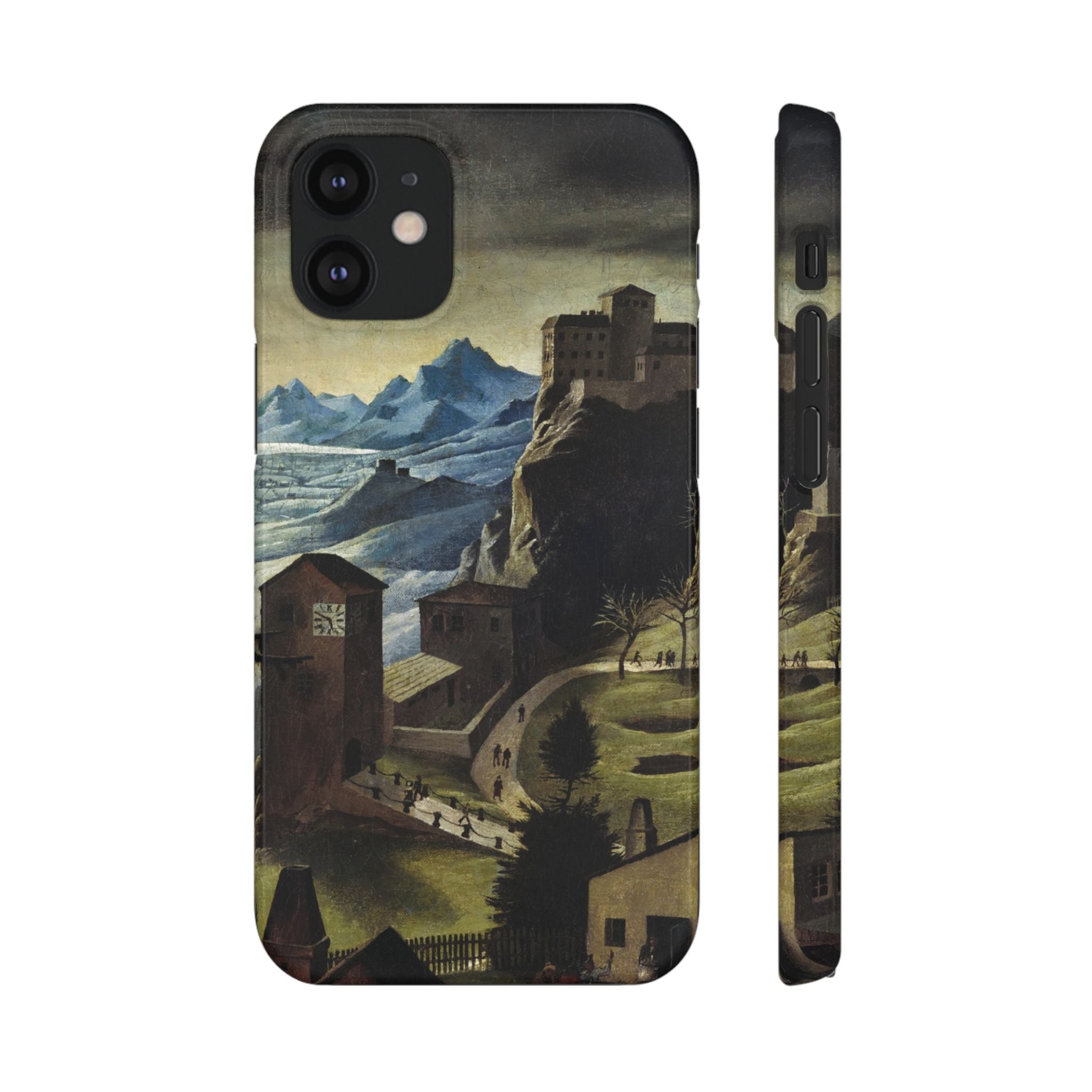 Landschaft mit Burg by Franz Sedlacek - iPhone Slim Case