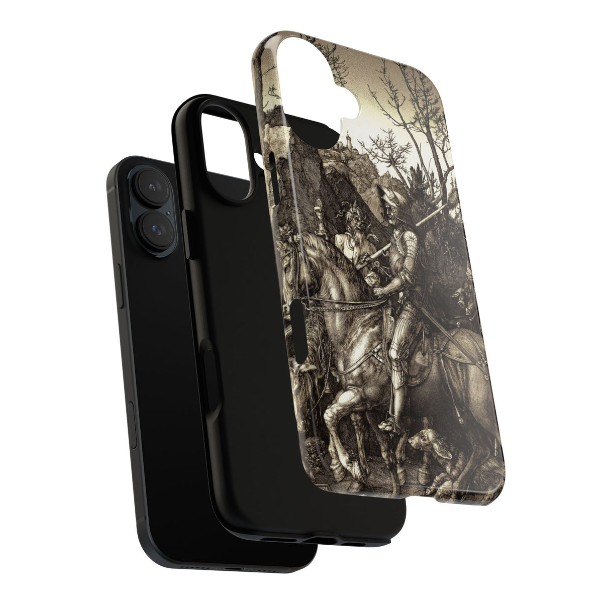 Knight, Death and the Devil by Albrecht Dürer - iPhone Tough Case
