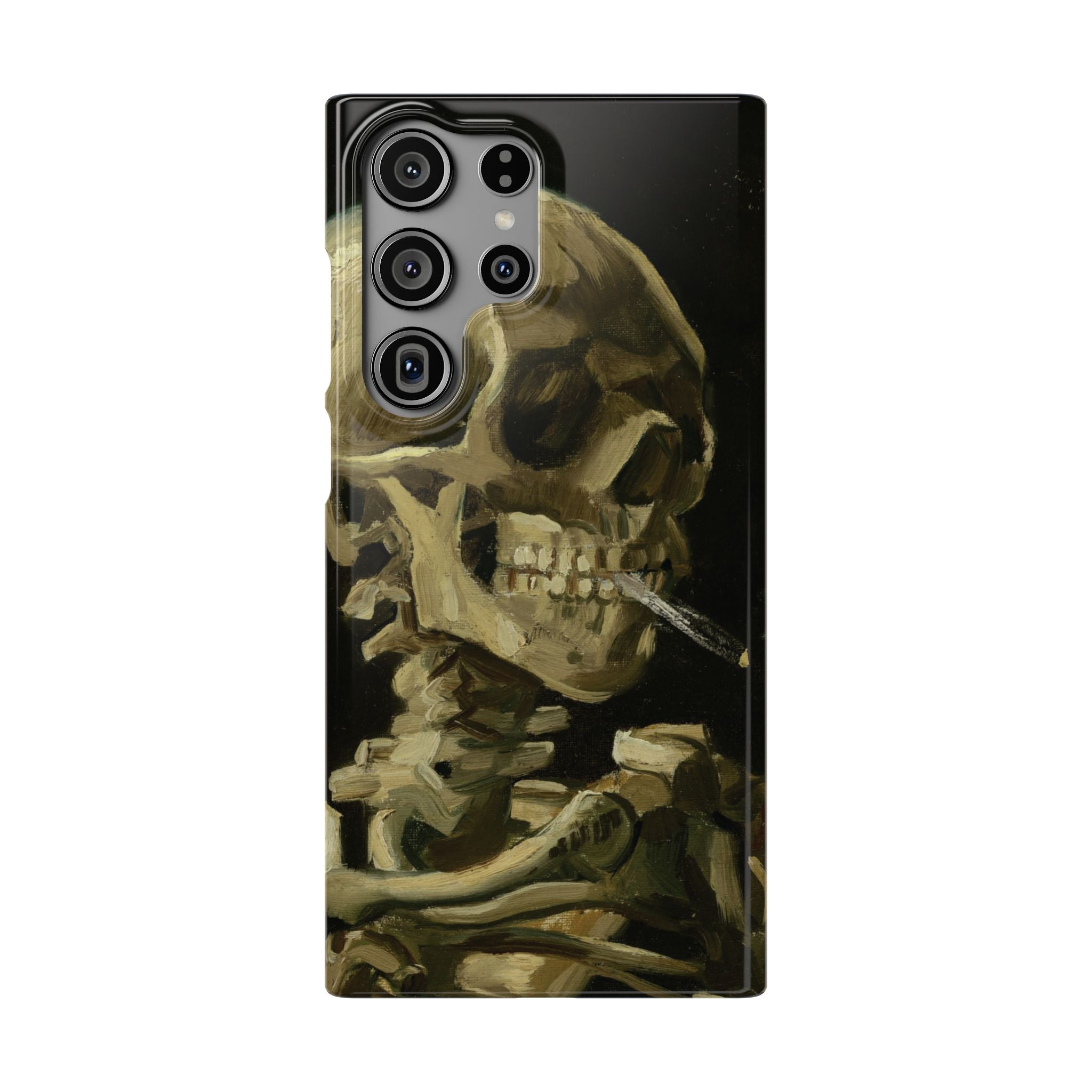 Skeleton with Cigarette by Van Gogh - Samsung Slim Case
