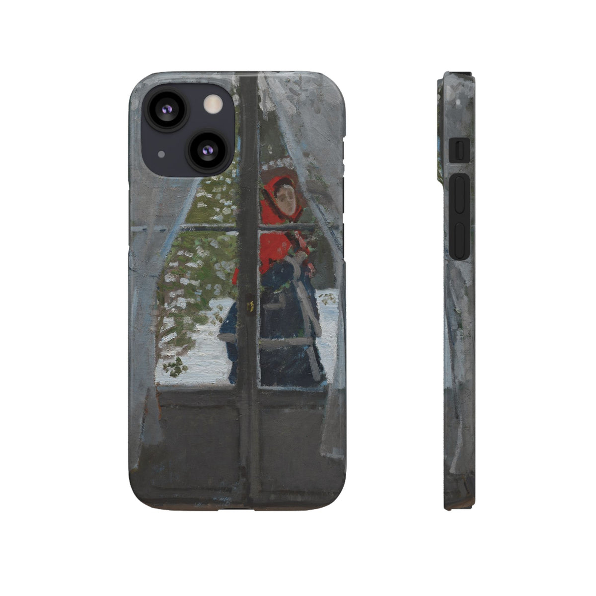 Le mouchoir rouge by Claude Monet - iPhone Slim Case