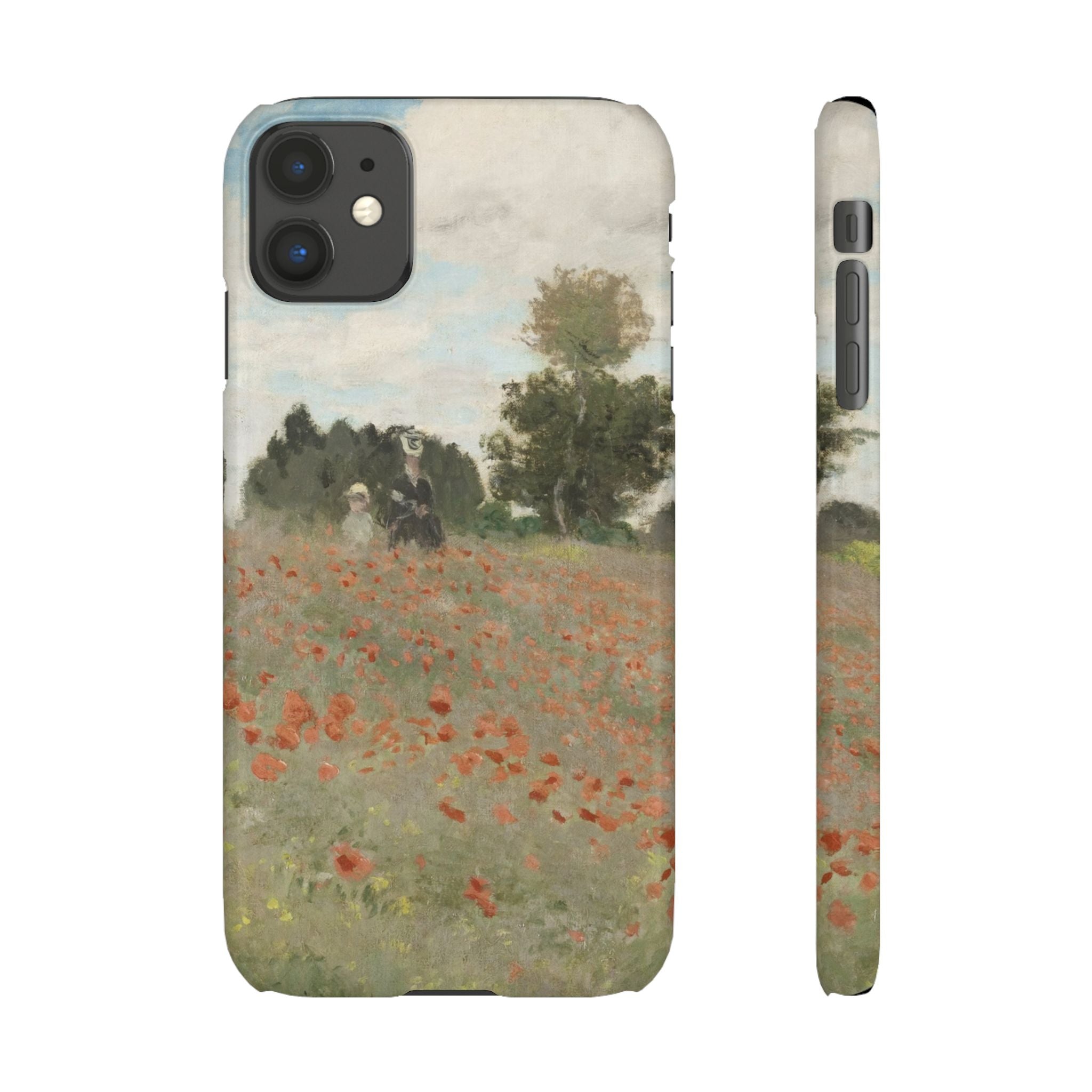The Poppy Field by Claude Monet - iPhone Slim Case