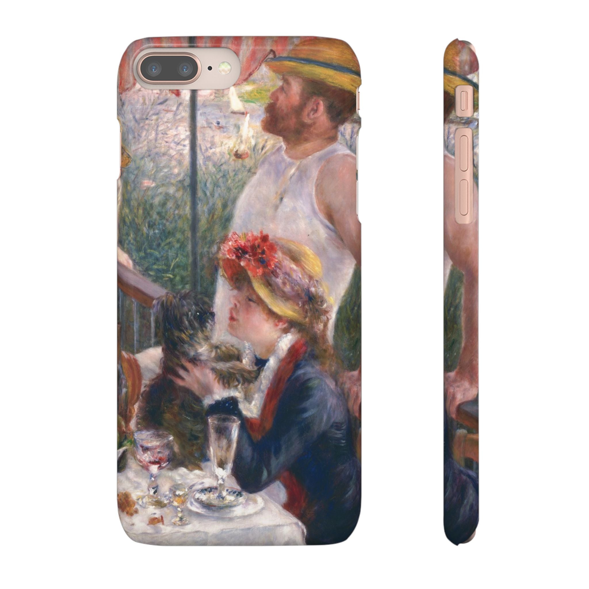 Luncheon of the Boating Party by Pierre Auguste Renoir - iPhone Slim Case