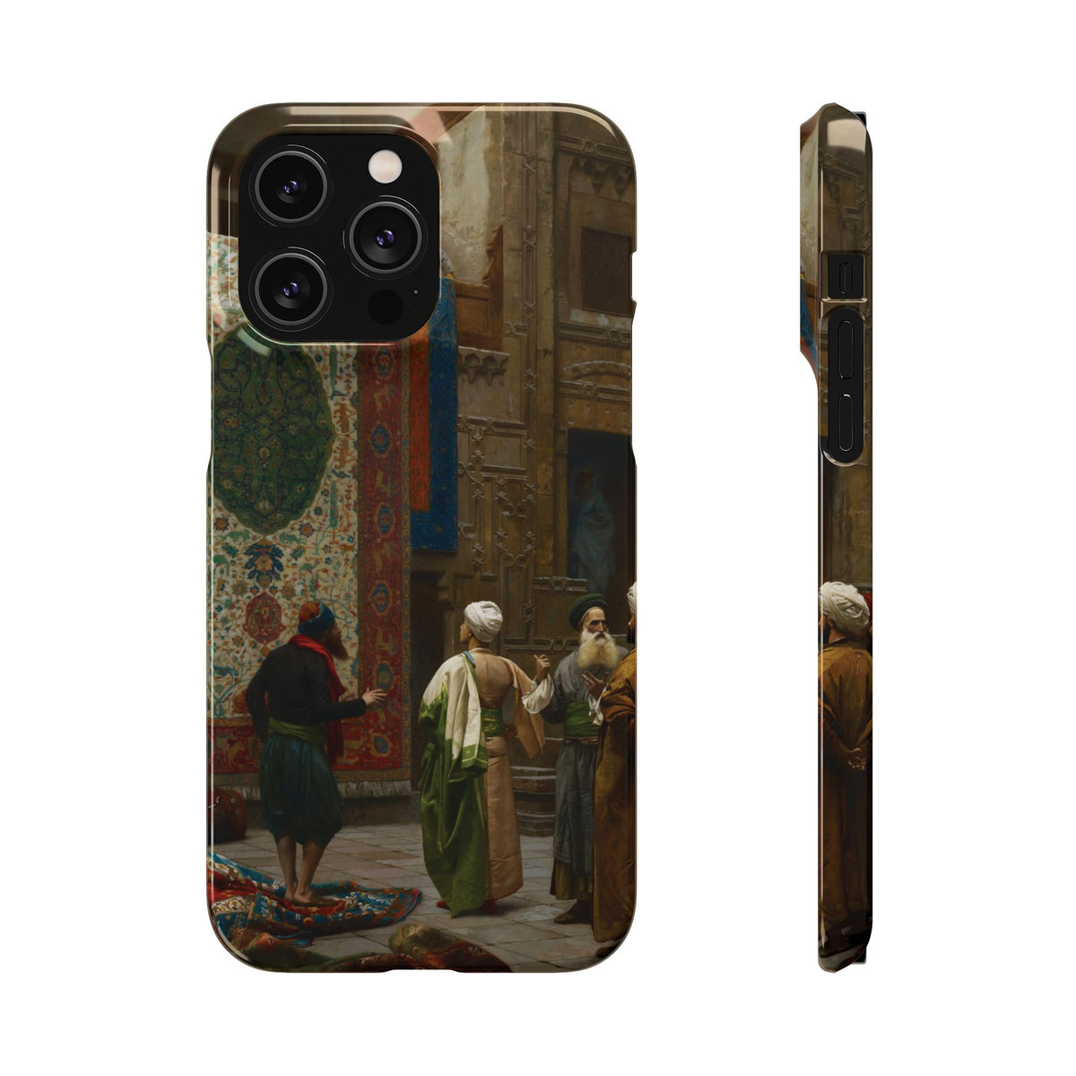 The Carpet Merchant by Jean-Leon Gerome - iPhone Slim Case