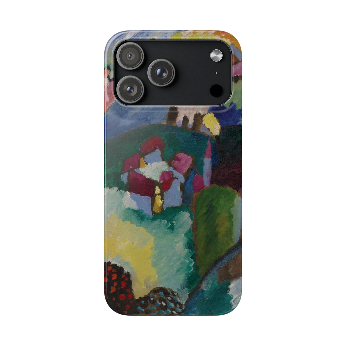 Landscape with Factory Chimney by Vasily Kandinsky - iPhone Slim Case