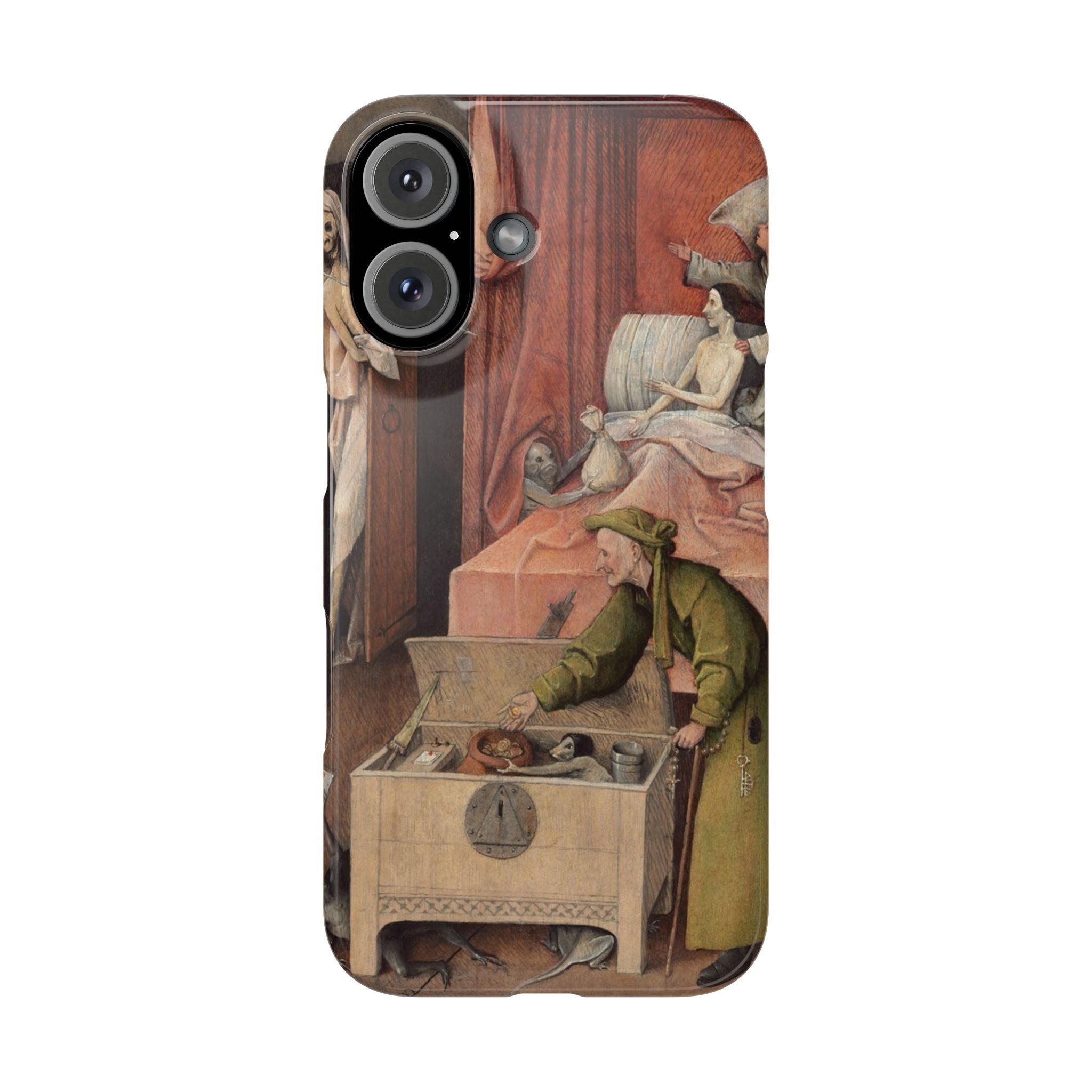 The Death of the Miser by Hieronymus Bosch - iPhone Slim Case